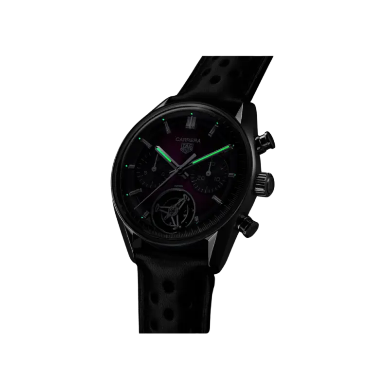 TAG Heuer Carrera Chronograph Tourbillon REF# CBS5017.FC6605 - Image 6