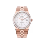 Rolex Land-Dweller 40  Oyster, 40 mm, Everose gold and diamonds  Reference 127385TBR